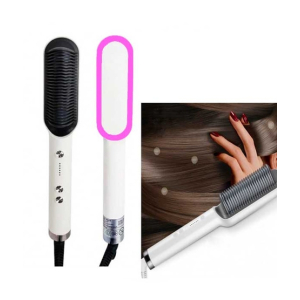 Sasti Market Electric Hair Straightener Brush (HQT-909B)