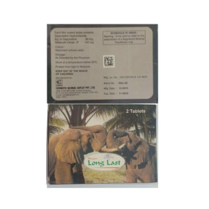 Shop Zone Nizagara Long Last Dapoxetine Tablets 60mg