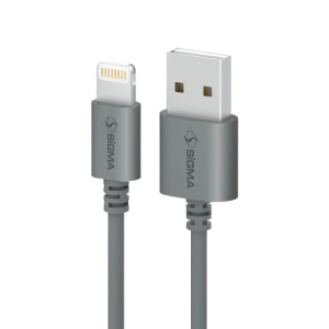 Sigma Turbo Lightning Iphone Cable 2.4A Auo Disconnect