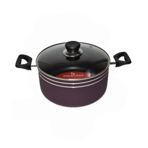 Solecasa Casserole 26cm With Glass Lid