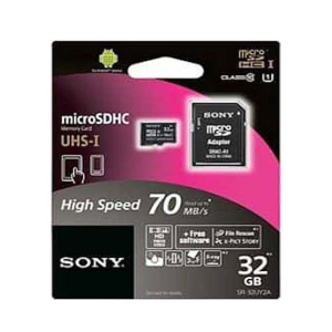 Sony 32GB USH-I microSDHC Memory Card (SR-32UY2A)