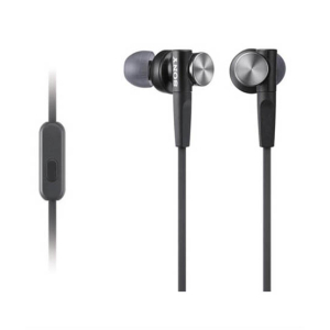 Sony Extra Bass Earphones Black (MDR-XB50AP)