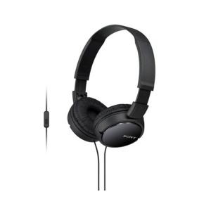 Sony Extra Bass On-Ear Headphones Black (MDR-ZX110AP)