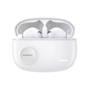 Sounarc Q2 Hybrid Dual Driver TWS Wireless Bluetooth Earbuds - White (SOU-0004)