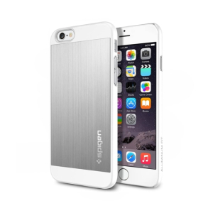 Spigen Fit Aluminum Satin Silver Case For iPhone 6