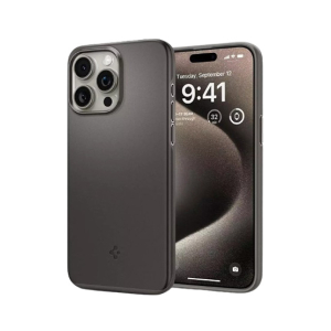 Spigen Thin Fit Case For Apple iPhone 15 Pro Max Gunmetal (ACS06545)
