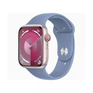 Apple Watch Series 9 Pink Aluminum Case With Sport Band-GPS &amp; Cellular-41 mm-Winter Blue