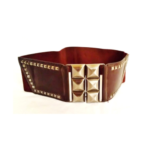 SubKuch Stylish Elasticated Waist Belt For Women Brown (1567)