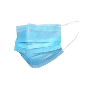 Surgical Face Mask 3 Ply with Nose Pin 50 Pieces Blue - 70 GSM