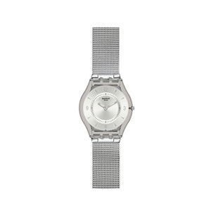 Swatch Metal Knit Women's Watch Silver (SFM118M)
