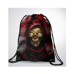 Traverse Skull Digital Printed Drawstring Bag (T555DRSTR)