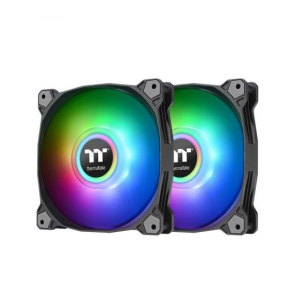Thermaltake Pure Duo 12 ARGB Sync Radiator Fan Black (2 Pack)