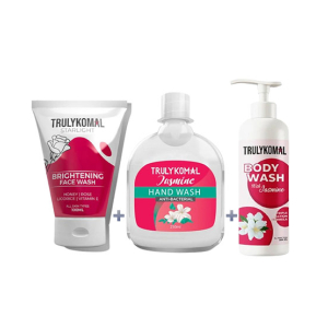 Truly Komal Glow Face Wash + Body Wash + Hand Wash - Pack Of 3