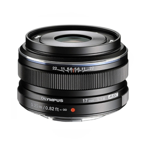 Olympus M.Zuiko Digital 17mm f/1.8 Lens Black