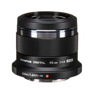 Olympus M.Zuiko Digital ET-45mm f/1.8 Lens Black
