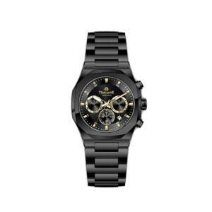 Timezone Voltamic Gear Watch For Men (TZ-1326)-Gold