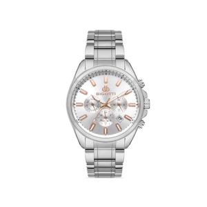 Bigotti Stainless Steel Men's Watch Silver (BG.1.10328-1)