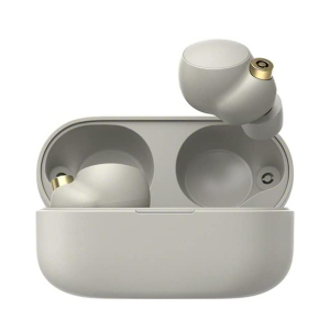 Sony Noise Canceling Wireless Earbud Silver With Built In Alexa (WF-1000XM4)