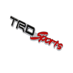 Wish Hub 3D Metal TRD Sports Car Logo
