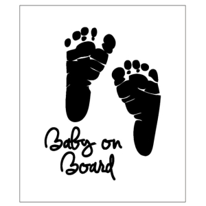Wish Hub Baby On Board Car Sticker