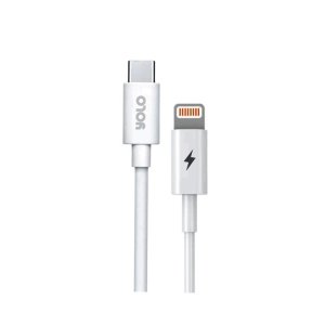 Yolo Type C to Lightning Data Cable White (YDC-O4C)