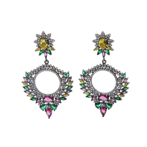 Zed Eye Lover's Sharpnels Earrings For Women (ISE160)