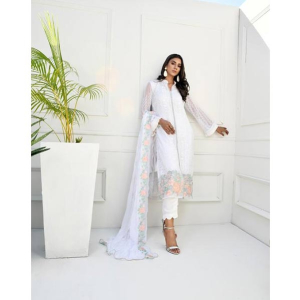 Glittire Aura Collection Vol-1 Unstitched 3 Piece (Zinnia)