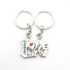 iShopping - Muzamil Store Heart Forever Love Key Rings For Couple - 2pcs