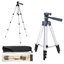 iShopping - Muzamil Store Universal Tripod Camera Stand 3110 for - Black & Silver
