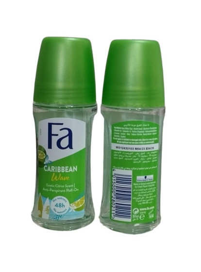 iShopping - FA Caribbean Lemon Antiperspirant RollOn 50ml Henkel Dubai