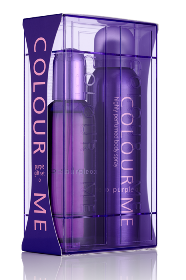 iShopping - Colour Me Perfume 100 ML + Body Spray 150 ML Gift Set Purple