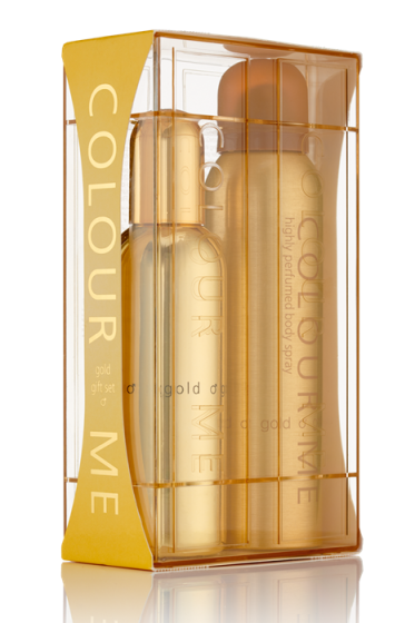 iShopping - Colour Me Perfume 100 ML + Body Spray 150 ML Gift Set Homme Gold