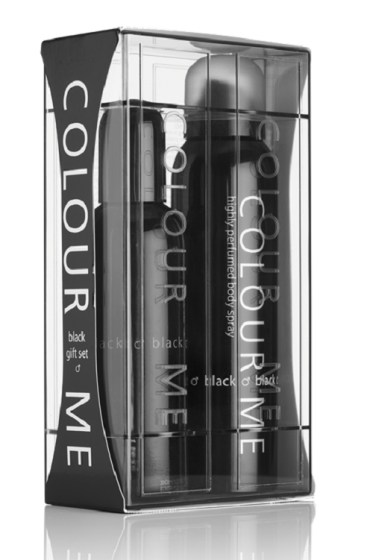 iShopping - Colour Me Perfume 90 ML + Body Spray 150 ML - Black