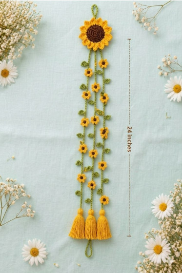 iShopping - Urban Crate Handmade Crochet Hair Pranda Sunflower For Girls