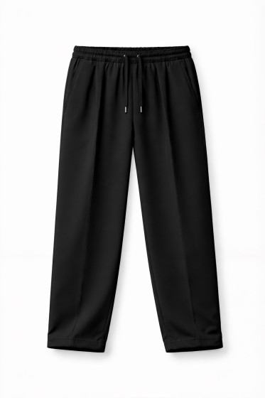 iShopping - Fashion Flies Black Quality Pleated Trouser For Men