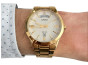 iShopping - Casio Gold White Dial Masterpiece Watch For Men - (MTP-1381GD)
