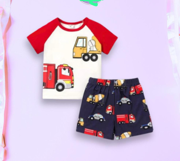 iShopping - Charming Closet T Shirt and Short Pair For Boy (0180)
