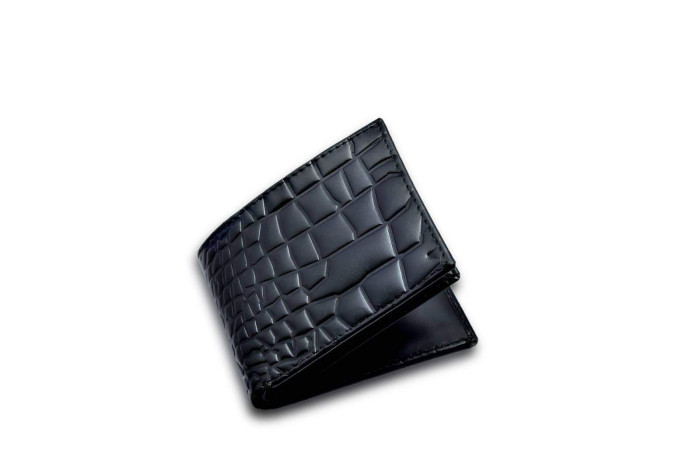 iShopping - Xaroosha Cow Leather Wallet for Mens Black