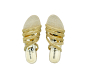 iShopping - Opal Formal Slipper For Women Golden (SP-145)