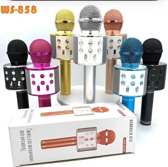 iShopping - Multicolor Smart Touch Microphone for Karaoke Parties