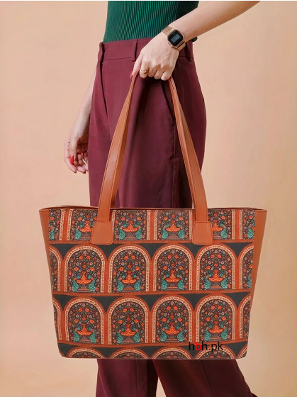 iShopping - HBH Uni Canvas Tote Persian Brown