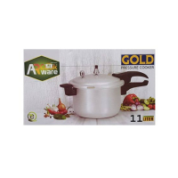 AR Cookware Gold Pressure Cooker 11 Ltr