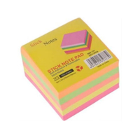 M Stationers Multi-Color Sticky Note Pad - 400 Sheets