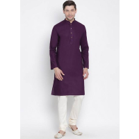 RG Shop Purple Kurta Pajama