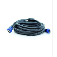 Muzamil Store HDMI Round Cable 10m - Black