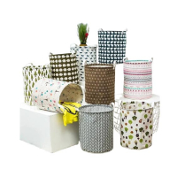 Muzamil Store Waterproof Folding Cotton Storage Basket