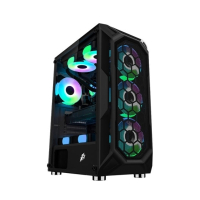 1st Player Firerose Series F4 ATX Gaming Case Black With 3 G6-4pin Fans