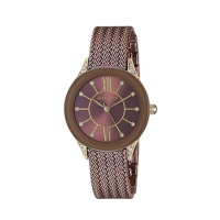 Anne Klein Swarovski Crystal Bracelet Women's Watch Brown (AK/2209BNTT)