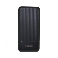 Aspor 10000mAh Power Bank Black (A323)