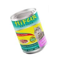 Hifur Salmon Canned Adult Cat Food 400g